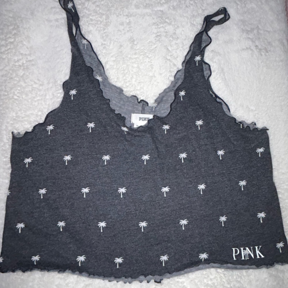 PINK cropped tank top